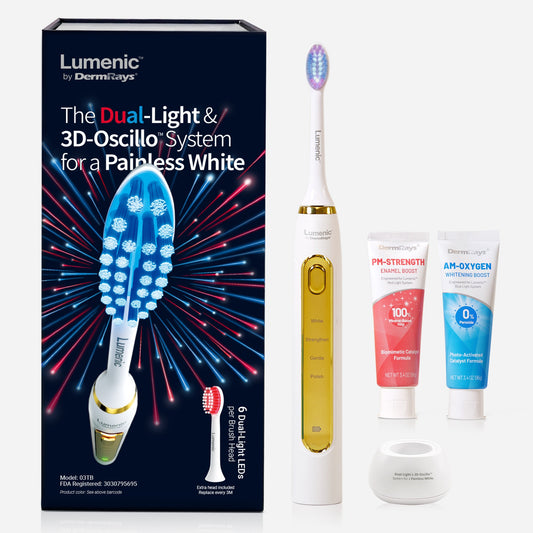 Lumenic™ Dual-Light & 3D-Oscillo™ System for a Painless White