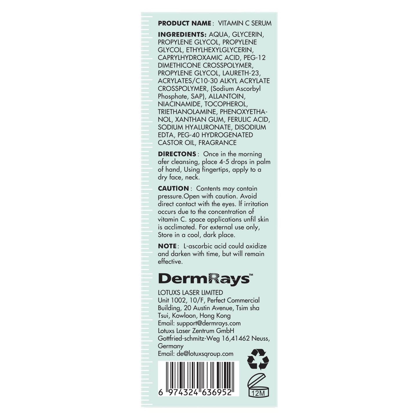 Free Vitamin C·E Antioxidant Support Serum